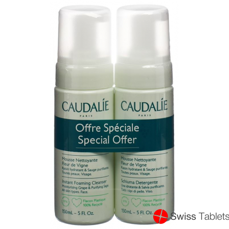 Caudalie Demaquillant Duo Vinoclean Mousse Nettoyante Fleur de Vigne 150ml buy online