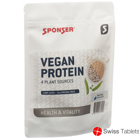 Sponser Vegan Protein Neutral Beutel 480g buy online