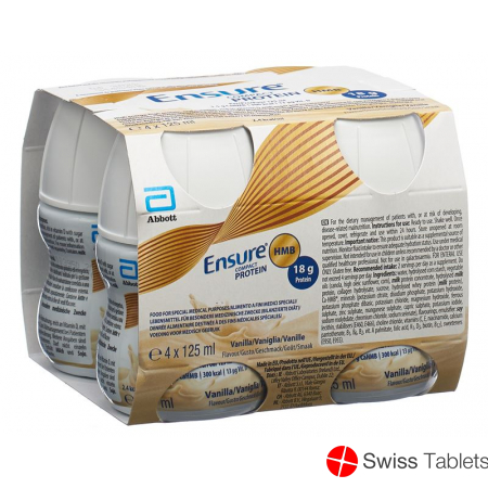 Ensure Compact Protein Hmb Vanille 4x 125ml buy online