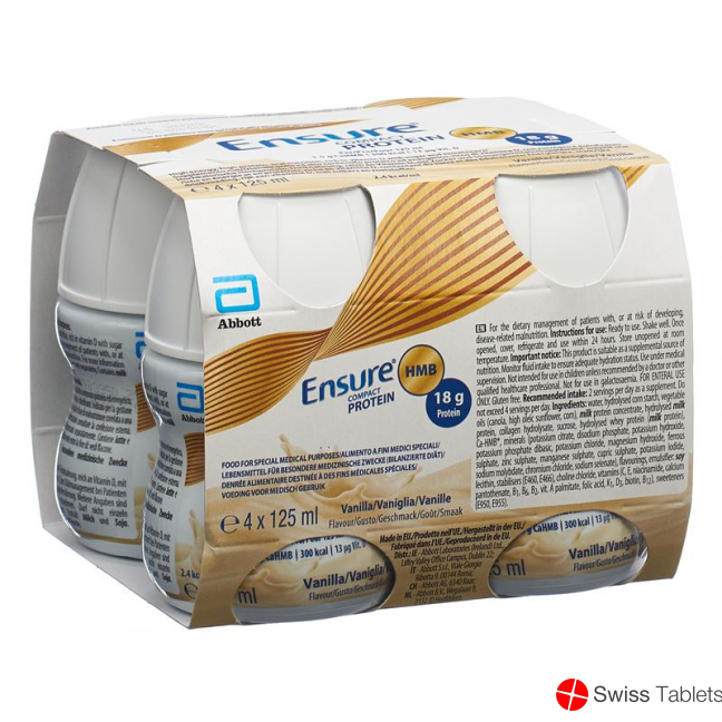 Ensure Compact Protein Hmb Vanille 4x 125ml buy online