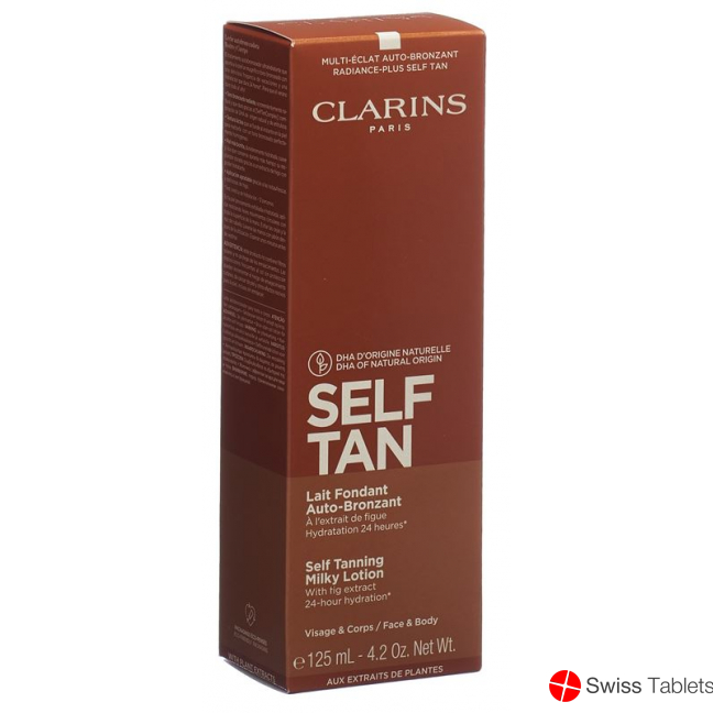 Clarins Solaire Auto Bronzant Lait 125ml buy online