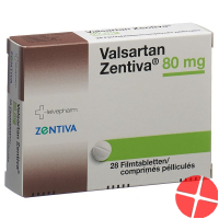 Valsartan Zentiva Filmtabletten 80mg 28 Stück Valsartan Zentiva Filmtabletten 80mg 28 Stück