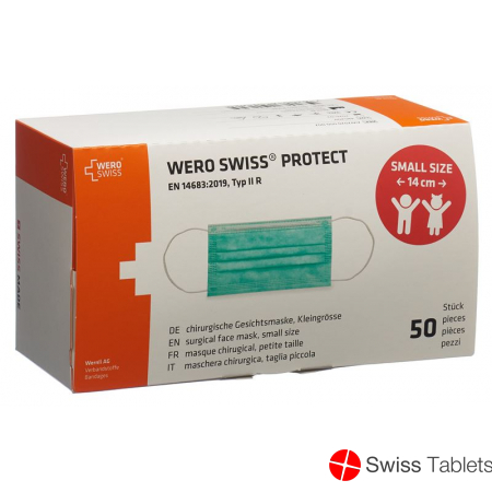 Wero Swiss Protect Maske Typ Iir Small 50 Stück buy online