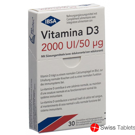 Vitamina D3 Fusible Film 2000 I.u. Blister 30 pieces buy online