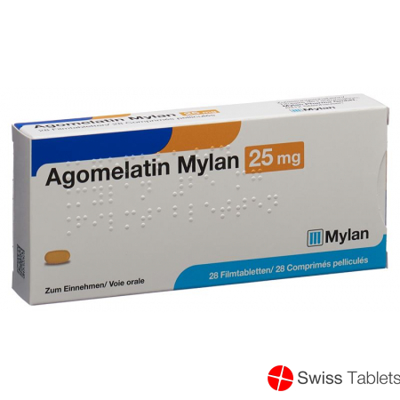 Agomelatin Mylan Filmtabletten 25mg 28 Stück buy online