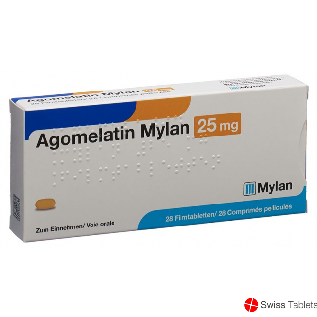 Agomelatin Mylan Filmtabletten 25mg 28 Stück buy online
