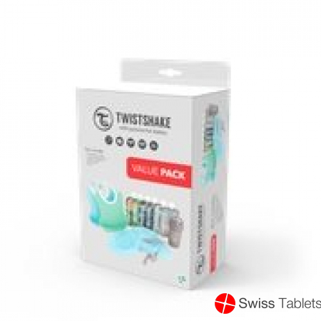 Twistshake Value Pack 6m+ Pastel Blue Green buy online