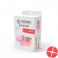 Twistshake Value Pack 6m+ Pastel Pink Purple