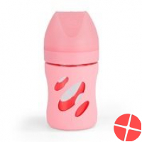 Twistshake Anti Colic Glass Bottle 180ml Past Pink Twistshake Anti Colic Glass Bottle 180ml Past Pink