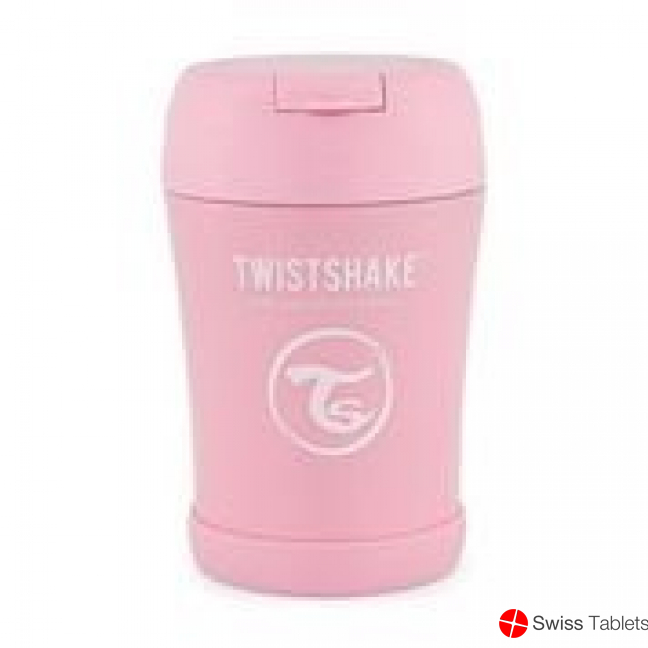 Twistshake Stainless Steel Food 350ml Pastel Pink buy online