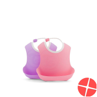 Twistshake Lätzchen 4m+ Pink Purple 2 Stück