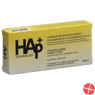 Hap+ Lutschtabletten Zitronen Aroma 16 Stück
