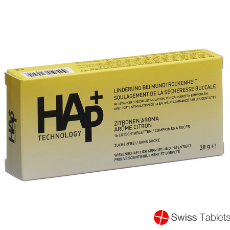 Hap+ Lutschtabletten Zitronen Aroma 16 Stück buy online