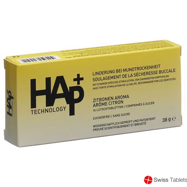 Hap+ Lutschtabletten Zitronen Aroma 16 Stück buy online