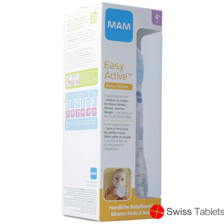 Mam Easy Active Baby Bottle Flasche 330ml 2+m Boy buy online