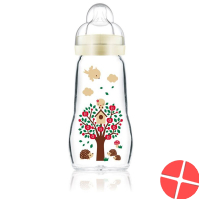 Mam Feel Good Glass Bottle 260ml 2+m Unisex
