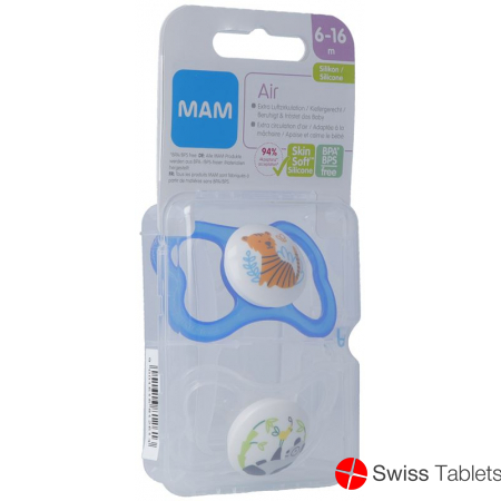 Mam Air Nuggi Sili 6-16m Boy 2 Stück buy online