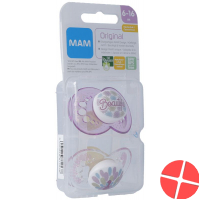 Mam Original Nuggi Kautschuk 6-16m Girl 2 Stück