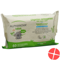 Alphanova BB Pflegetücher Bio Abbaubar 60 Stück