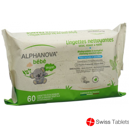 Alphanova BB Pflegetücher Bio Abbaubar 60 Stück buy online