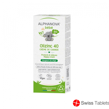 Alphanova BB Olizinc 40 Wundschutzcreme Bio 50g buy online