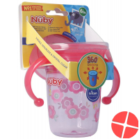 Nuby Trinkta 360? Wonder Cup Tritan 240ml Pink