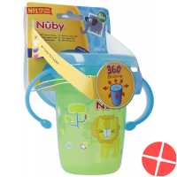 Nuby Trinktasse 360? Wonder Cup 240ml M Griff Grue