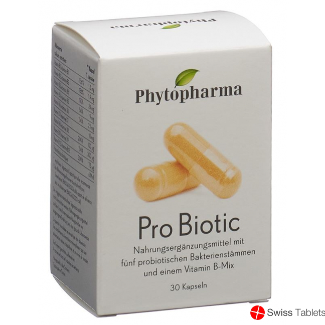 Phytopharma Pro Biotic Capsules tin 30 pieces buy online