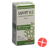 Luvit K2 Natürliches Vitamin Tropfflasche 10ml Luvit K2 Natürliches Vitamin Tropfflasche 10ml
