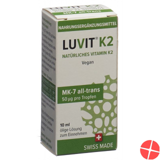 Luvit K2 Natürliches Vitamin Tropfflasche 10ml