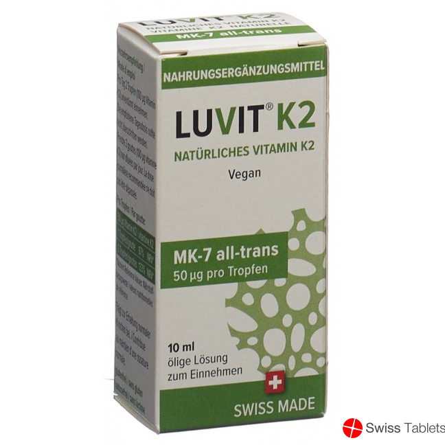 Luvit K2 Natürliches Vitamin Tropfflasche 10ml buy online