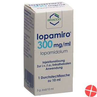 Iopamiro Injektionslösung 300mg/ml 10ml Flasche