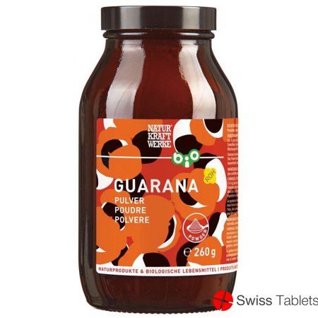 Naturkraftwerke Guarana Pulver Bio Glas 260g buy online
