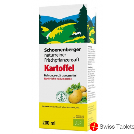 Schönenberger Potato Fresh Plant Juice Organic 200ml buy online