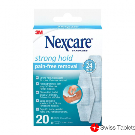 3M Nexcare Strong Hold 2 Grössen Assortiert 20 Stück buy online