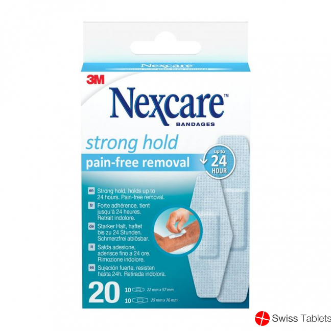 3M Nexcare Strong Hold 2 Grössen Assortiert 20 Stück buy online