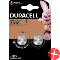 Duracell Batt Cr2016 3v Lithium B2 XL Blister 2 Stück