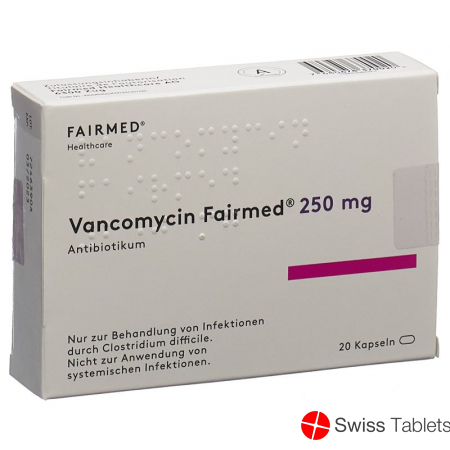 Vancomycin Fairmed Kapseln 250mg 20 Stück buy online