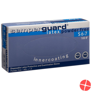 Semperguard Handschuhe Latex Ic S Puderfrei Weiss 100 Stück
