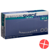 Semperguard Handschuhe Latex Ic M Puderfrei Weiss 100 Stück