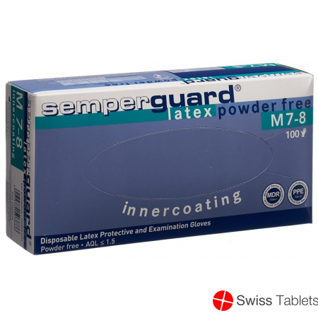 Semperguard Handschuhe Latex Ic M Puderfrei Weiss 100 Stück buy online