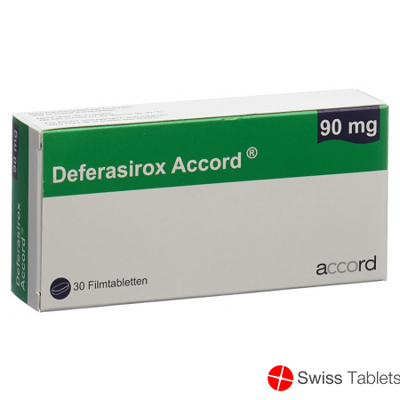 Deferasirox Accord Filmtabletten 90mg 30 Stück buy online