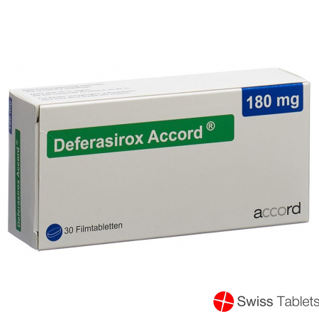 Deferasirox Accord Filmtabletten 180mg 30 Stück buy online