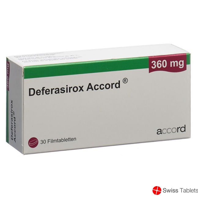 Deferasirox Accord Filmtabletten 360mg 30 Stück buy online