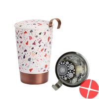 Herboristeria Terrazzo teacup with strainer