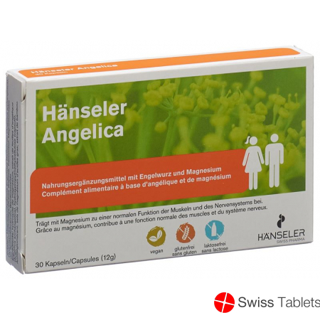 Hänseler Angelica Capsules 30 pieces buy online