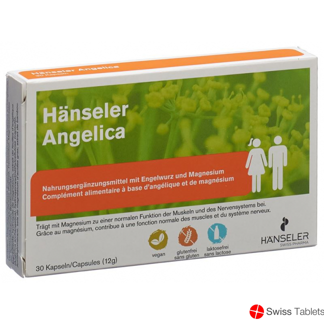 Hänseler Angelica Capsules 30 pieces buy online