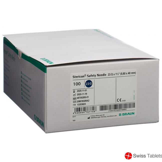 Sterican Safety G23 0.6x40mm Blau 100 Stück buy online