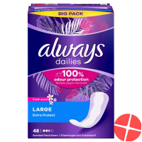 Always Panty liner Extra Protection Large Fresh Bigpack 48 pieces