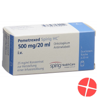 Pemetrexed Spirig HC Infusionskonzentrat 500mg/20ml Durchstechflasche